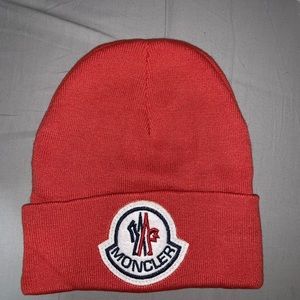 Orange Moncler Hat
